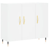 Sideboard White 90x34x80 cm Engineered Wood 828084