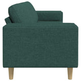 Living Room Couch Dark Green 250 x 77 x 76 cm Polyester 3335085