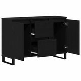 Sideboard Black Oak 101.5 x 35 x 70 cm Engineered Wood 862935