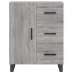 Highboard Grey Sonoma 69.5x34x180 cm Engineered Wood 3198495