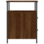 ZNTS Bedside Cabinet Brown Oak 44x45x60 cm Engineered Wood 826011