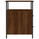 Bedside Cabinet Brown Oak 44x45x60 cm Engineered Wood 826011