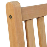 Outdoor Chair Set of 8 Brown Solid teak wood Medium Durable 3073003