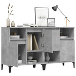 Sideboards 2 pcs Concrete Grey 60x35x70 cm Engineered Wood 3185731