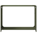 Firewood Rack Olive Green 90x28x65 cm Cold-rolled steel 864206
