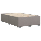 Box Spring Bed with Mattress Taupe 120x200 cm Fabric 3285852