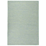 Outdoor Flatweave Rug 200x280 cm Turquoise 340805