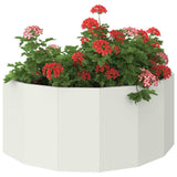 Planter White 90 x 45 x 35 cm Steel 883690