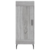 Highboard Grey Sonoma 34.5x34x180 cm Engineered Wood 3199511