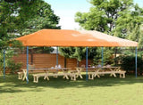 Foldable Party Tent Pop-Up Orange 580x292x315 cm 4004937
