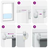 Roller Blind Blackout 160 x 230 cm Grey 240180