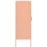336175 Storage Cabinet Pink 80x35x101,5 cm Steel