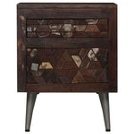 ZNTS Bedside Cabinet Solid Reclaimed Wood 40x30x50 cm 245916