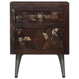 ZNTS Bedside Cabinet Solid Reclaimed Wood 40x30x50 cm 245916