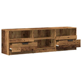 ZNTS TV Cabinet Old Wood 150x33.5x45 cm Engineered Wood 856852