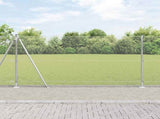 Welded Wire Fence with Concrete Base 25 x 1.2 m 3353802