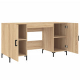 Desk Sonoma Oak 140x50x75 cm Engineered Wood 829551