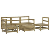 6 Piece Garden Sofa Set Impregnated Wood Pine 3250751