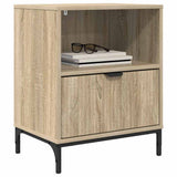 Bedside Cabinet with Drawer 2 pcs Sonoma oak 49 x 36 x 61 cm 883479