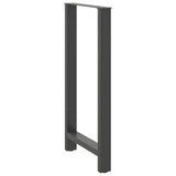 Bar Table Legs Anthracite 2 pcs 60x cm Steel 4013358
