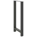 ZNTS Coffee Table Legs Anthracite 2 pcs 60x cm Steel 4013358