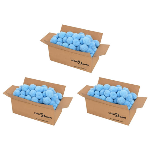 Anti Bacteria Pool Filter Balls Blue 2100 g Polyethylene 3155076