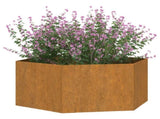 Planter Rusty 90x90x45 cm Corten Steel 823676
