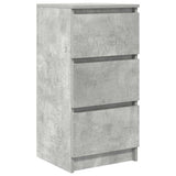 Sideboard Concrete Grey 37.5x35x76 cm Engineered Wood 861727