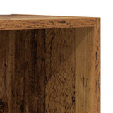 TV Cabinet Set 2 pcs Old Wood 37 x 37 x 107 cm Engineered Wood 3393573