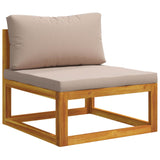 Sofa Set 5 pcs Natural Solid Acacia Wood 3417217