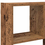 ZNTS Wall Cube Shelf 12 Compartments Old Wood Engineered Wood 860011