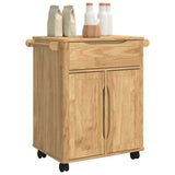 Kitchen Trolley FLORO Wax Brown 72.5 x 45 x 80 cm 42011249