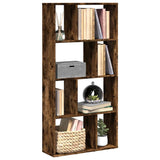 Bookcase Smoked Oak 60x20x120,5 cm Engineered Wood 858151