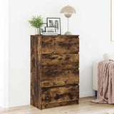 815075 Sideboard Smoked Oak 60x35x98,5 cm Engineered Wood