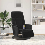 Massage Recliner Chair Black 91 x 71 x 105 cm Velvet 42018600