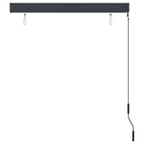 Outdoor Roller Blind 120x250 cm Orange and Brown 145966