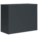 ZNTS File Cabinet Anthracite and Red 90x40x70 cm Steel 339725