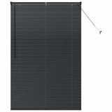 Venetian Blinds Height Adjustable Black 175 x 120 cm Aluminium 42006151