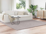 Area Rugs Square SIROLO Sand 120 x 120 cm Polyester 42022759