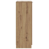 Shoe Cabinet Artisian Oak 59x35x100.5 cm Engineered Wood 856994