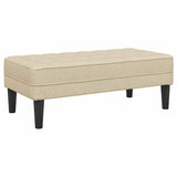 Sofa Set 2 pcs Cream 173 x 131 x 67 cm Fabric 3329258