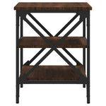 ZNTS Side Tables 2 pcs Brown Oak 40x42x50 cm Engineered Wood 825781