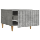 Coffee Table Concrete Grey 49 x 50 x 40 cm Engineered Wood 894738