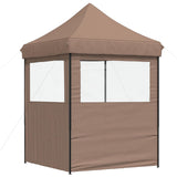 Party Tent Folding Brown 200 x 200 x 306 cm Oxford Fabric 42023526