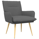 Armchair Dark Grey Fabric 42047699