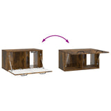 Wall-Mounted TV Cabinet Smoked Oak 59.5 x 31 x 30 cm 899390
