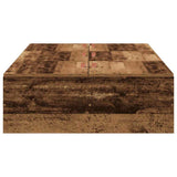 Storage Bed Frame Old Wood 80 x 200 cm Engineered Wood 3335339