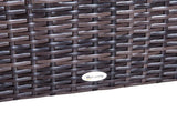 6 PC Rattan Sofa Coffee Table Set Sectional Wicker Weave Furniture for Garden Outdoor Conservatory T3398P315374