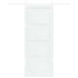 Sliding Door ORKDAL White 93 x 232 cm Solid Pine Wood 3333771