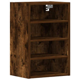 Hanging Cabinet Riga Smoked Oak 40x29.5x60 cm Engineered Wood 854179